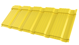 Профиль Пегас 1185/1150x0,45 мм, 1018 цинково-жёлтый глянцевый