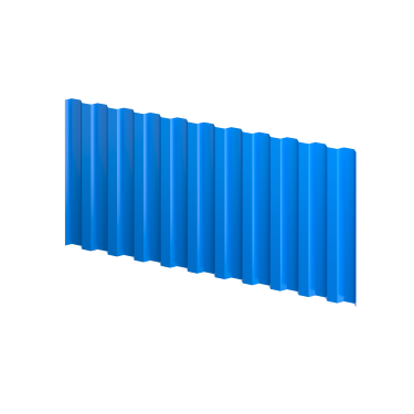 Профнастил С21 1051/1000x0,5 мм, 5015 небесно-синий глянцевый