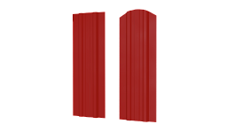 Штакетник Евротрапеция 110x0,5 мм, 3020 транспортный красный глянцевый
