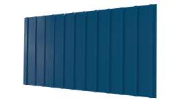 Профнастил С10 1170/1100x0,4 мм эконом, 5015 небесно-синий глянцевый