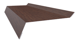 Планка примыкания в штробу 20x60x10 мм, Античный дуб 3D