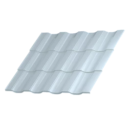 Металлочерепица Геркулес 30 1200/1150x0,5 мм, 9002 светло-серый глянцевый