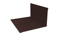 Планка примыкания верхняя 100x150x2000 мм, 8017 шоколадно-коричневый PUR Pruf