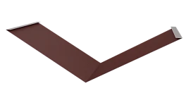 Планка ендовы нижняя 298x298x2000 мм, 3009 оксид красный матовый