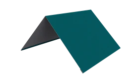 Конёк простой 150x150x2000 мм, 5021 водная синь глянцевый