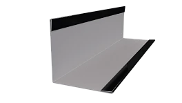 Планка завершающая 10x50x50x10 мм, 9005 черный янтарь глянцевый