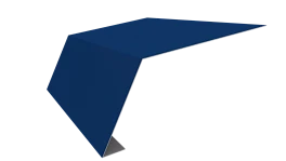Планка карнизная 100x65x2000 мм, 5005 сигнальный синий глянцевый