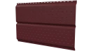 Софит Л-брус перфорированный 264/241x0,5 мм, 3005 винно-красный матовый