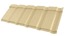 Металлочерепица Каскад 1195/1130x0,5 мм, 1014 слоновая кость глянцевый