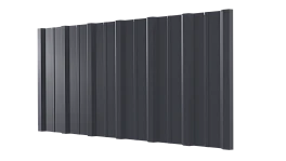 Профнастил НС16 1150/1100x0,3 мм, 7024 графитовый серый глянцевый