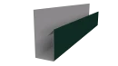 Планка П-образная 30x20x2000 мм, 6005 зеленый мох глянцевый