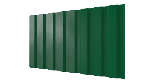 Профнастил С20A 1150/1100x0,4 мм, 6029 мятно-зеленый глянцевый