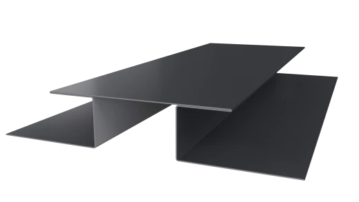 Планка стыковочная сложная Блок-хаус 110x2000 мм, 7024 графитовый серый PUR Pruf