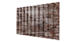 Профнастил С21 1051/1000x0,45 мм, Дикий камень