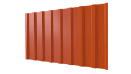 Профнастил С20B 1150/1100x0,7 мм, 2004 оранжевый глянцевый