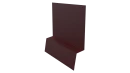 Планка стартовая фальц 135x30x55 мм, 3005 винно-красный матовый