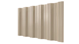 Профнастил НС35 1060/1000x0,4 мм, 1015 св. слоновая кость глянцевый
