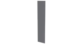 Крепежная планка 10x40x10 мм, 7004 сигнальный серый глянцевый