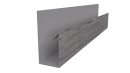 Планка П-образная 30x20x2000 мм, Текила