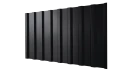 Профнастил С20B 1150/1100x0,3 мм, 9005 черный янтарь глянцевый