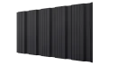 Профнастил К20 1195/1130x0,45 мм, 9005 черный янтарь матовый