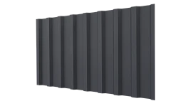 Профнастил С20B 1150/1100x0,45 мм, 7024 графитовый серый матовый
