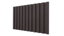 Профнастил С21 1051/1000x0,5 мм, 8017 шоколадно-коричневый матовый