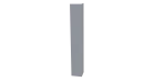 Планка угла наружного 30x30x2000 мм, 7040 серое окно глянцевый