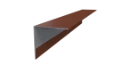 Планка угла наружного 50x50x2000 мм, 8004 медно-коричневый глянцевый