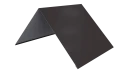 Конёк простой 190x190x2000 мм, 8019 серо-коричневый глянцевый