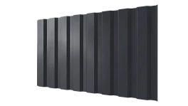 Профнастил С20A 1150/1100x0,45 мм, 7024 графитовый серый глянцевый