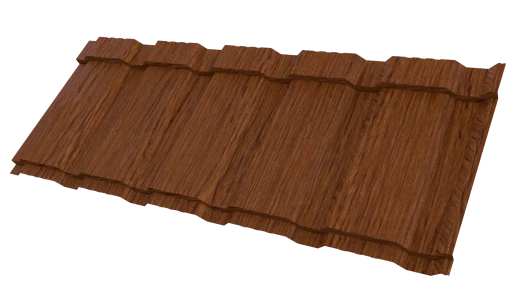 Профиль Пегас 1195/1130x0,45 мм, Золотой орех 3D