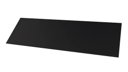 Планка завершающая 65x2000 мм, 9005 черный янтарь матовый