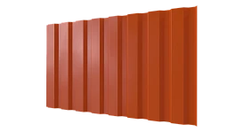 Профнастил С20A 1150/1100x0,65 мм, 2004 оранжевый глянцевый