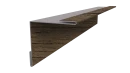 Планка угла внутреннего 30x30x2000 мм, Дуб Сантана 3D