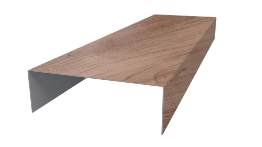 Декоративная накладка 20x60x20 мм, Орех 3D
