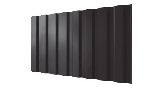 Профнастил С20A 1150/1100x0,7 мм, 8019 серо-коричневый глянцевый