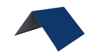 Конёк простой 150x150x2000 мм, 5005 сигнальный синий глянцевый