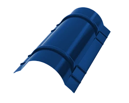 Конёк круглый R110x2000 мм, 5005 сигнальный синий глянцевый