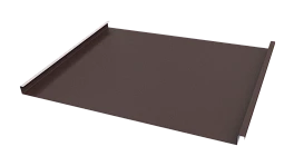 Фальцевая кровля 562/550x0,5 мм, 8017 шоколадно-коричневый матовый