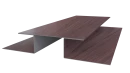Планка стыковочная сложная 75x2000 мм, Античный дуб 3D