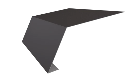 Планка карнизная 100x65x2000 мм, 8019 серо-коричневый матовый