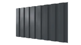 Профнастил С20A 1150/1100x0,65 мм, 7011 железно-серый глянцевый