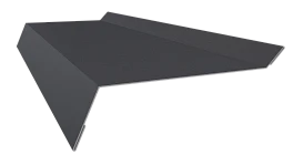 Планка примыкания в штробу 20x60x10 мм, 7024 графитовый серый PUR Pruf