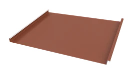 Фальцевая кровля 562/550x0,45 мм, 8004 медно-коричневый матовый