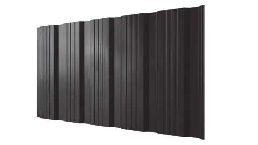 Профнастил К20 1195/1130x0,4 мм эконом, 8019 серо-коричневый глянцевый