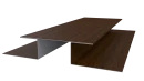 Планка стыковочная сложная Блок-хаус 110x2000 мм, Дуб Локарно 3D