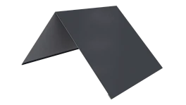Конёк простой 190x190x2000 мм, 7024 графитовый серый PUR Pruf