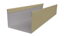Стойка 40x60x40 мм, 1014 слоновая кость глянцевый