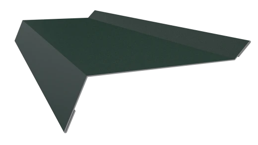 Планка примыкания в штробу 20x60x10 мм, 6005 зеленый мох матовый